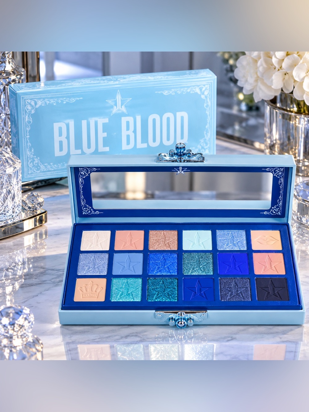 💙 Jeffree Star Blue Blood Eyeshadow Palette Retired NIB Collectible
